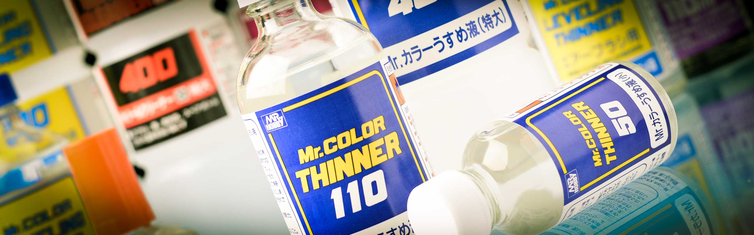 Mr. Color Leveling Thinner 400ml Plastic Bottle -- Hobby and Model