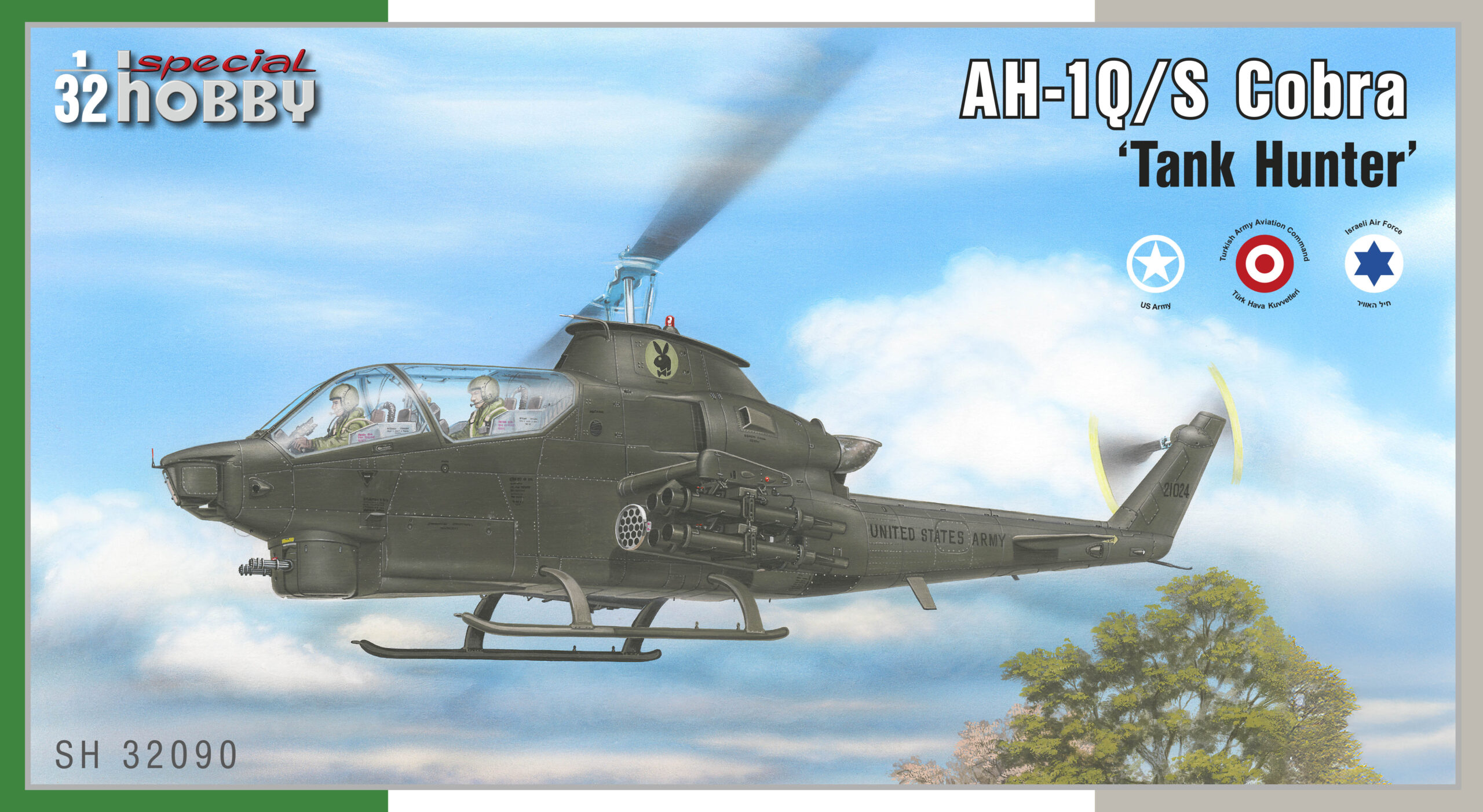 SH32090 Cobra AH-1Q/S Attack Helicopter